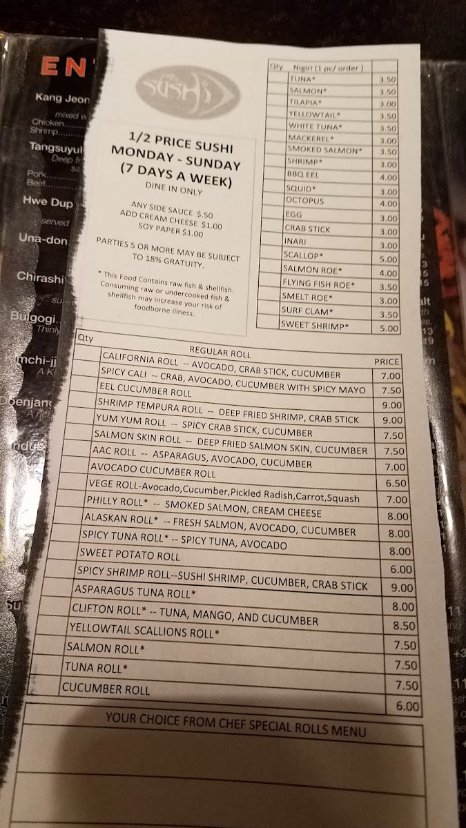 Mr. Sushi Clifton Menu-10